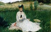 Berthe Morisot Reading, china oil painting reproduction